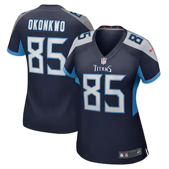 womens nike chigoziem okonkwo navy tennessee titans game pl